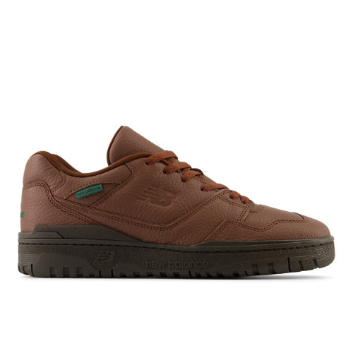 New Balance Unisex 550 in Brown/Green Leather - BB550PBR