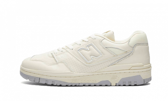 New Balance Hombre 550 in Beige/Gris/Gris/Blanca/blanc, Leather, Talla 40.5 - BB550PWD