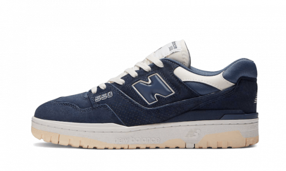 New Balance Hombre BB550 in Azul/Blanca, Leather, Talla 36 - BB550SLA