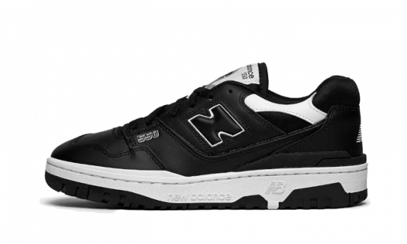 New Balance Men's BB550 in Black/White Synthetic - BB550SV1
