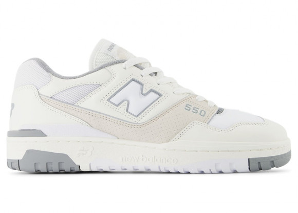 New Balance Men's 550 Sneakers - White - BB550UTW