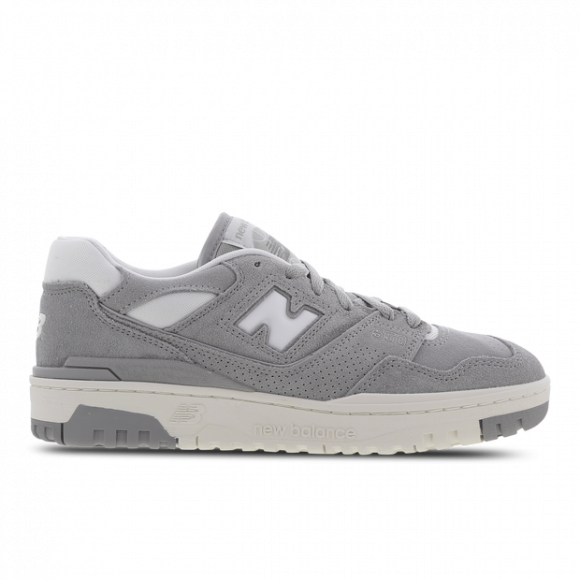 New Balance Hombre 550 in Gris/Blanca, Leather, Talla 40 - BB550VNB