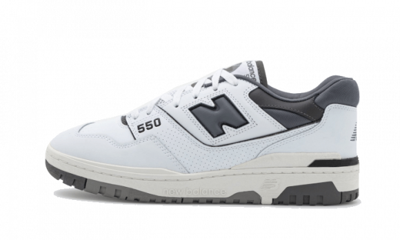 New Balance 550 White Grey Dark Grey - BB550WTG