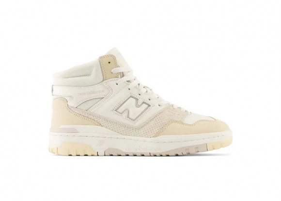 New Balance Hombre 650 in Beige/Blanca/blanc, Leather, Talla 35.5 - BB650RPC