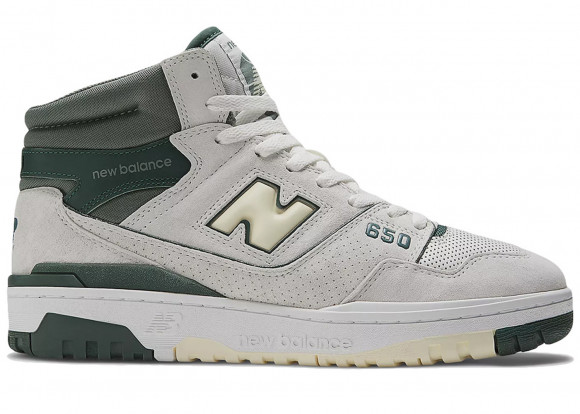 New Balance Unisex 650 - White/Green/Yellow - BB650RVG