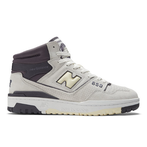 New Balance Unisex 650 - White/Purple/Yellow - BB650RVP