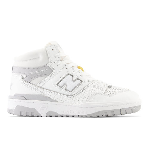 New Balance Hombre 650 in Blanca/blanc/Gris/Gris, Leather, Talla 36 - BB650RVW