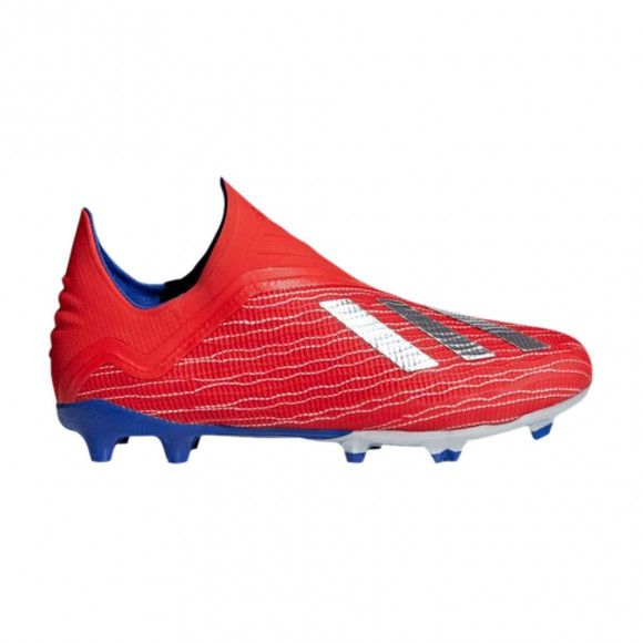 Adidas X 18+ FG J 'Active Red Bold Blue' | Kid's Size 3.5 - BB9357