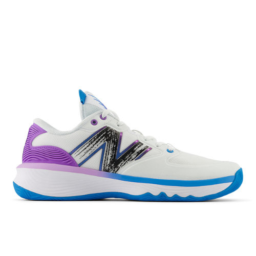 New Balance Unisex HESI LOW UNITY OF SPORT - White/Purple/Black - BBHSLW1