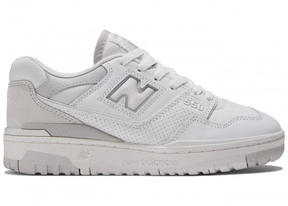 New Balance Mujer 550 in Blanca/Gris, Synthetic, Talla 36 - BBW550CB