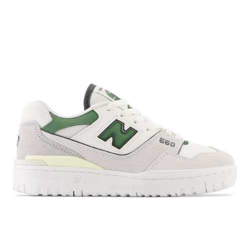 New Balance Mulheres 550 in Verde, Leather - BBW550SG