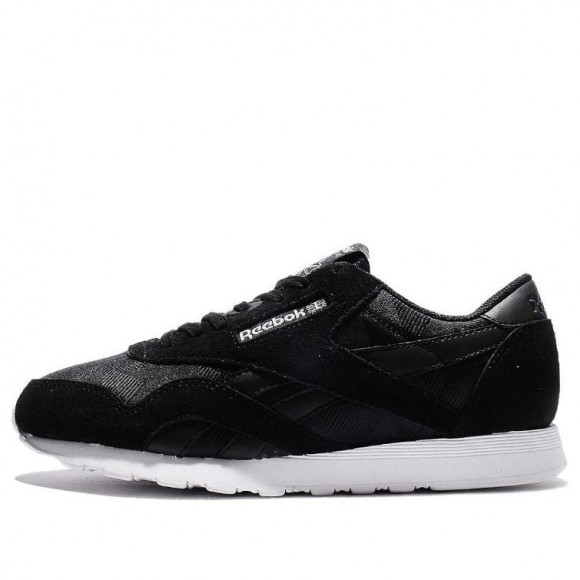 Reebok Classic Leather Nylon Black Marathon Running Shoes (Low Tops/Wear-resistant) BD3077 - BD3077