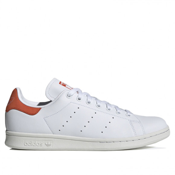 Adidas Stan Smith White Orange Sneakers 