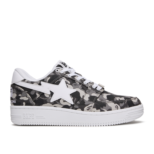 BAPE Comme des Garçons x Bapesta Low 'White Camo' - BPCDG191-WHT
