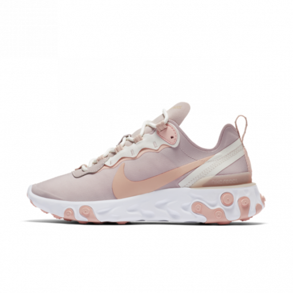 nike react element 55 beige and pink