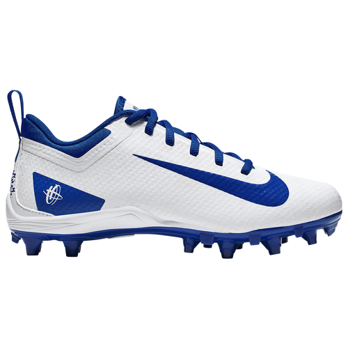 Nike Alpha Huarache 7 LAX Low - Boys' Grade School Molded Cleats Shoes - White / Gym Blue / White - BQ4181-104