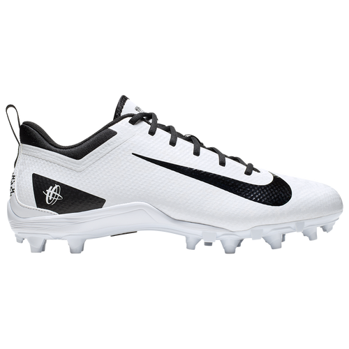 Nike Alpha Huarache 7 varsity LAX Low Molded Cleats Shoes - White / Black / White - BQ4182-108