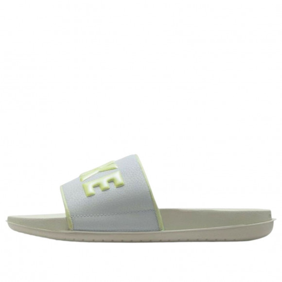 (WMNS) Nike Offcourt Slide 'Light Silver Barely Volt' BQ4632-013 - BQ4632-013