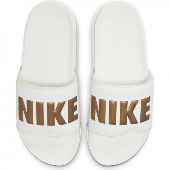 Nike Wmns Offcourt Slide 'Summit White Metallic Gold' - BQ4632-105