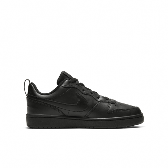 NikeCourt Borough Low 2-sko til store børn - Black - BQ5448-001