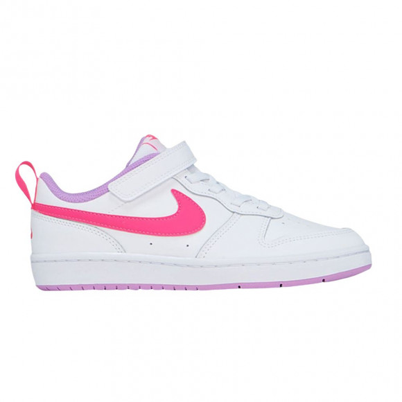Nike Court Borough Low 2 PS 'White Fuchsia Glow' | Kid's Size 3 - BQ5451-111
