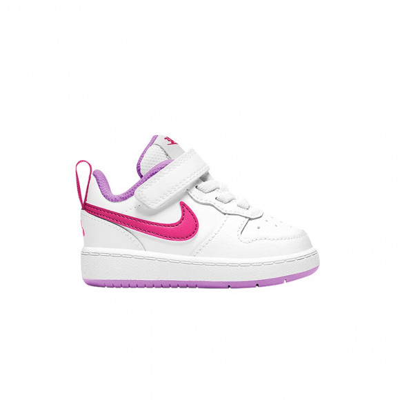 Nike Court Borough 2 TD 'White Pink Purple' | Infant Size 8 - BQ5453-111