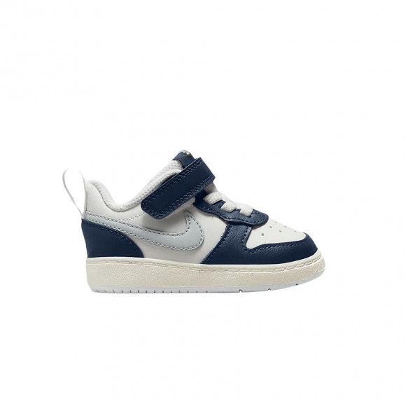 Nike Court Borough Low 2 TD 'White Blue' | Infant Size 10 - BQ5453-121