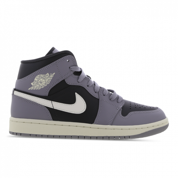 Air Jordan 1 Mid-sko til kvinder - grå - BQ6472-022