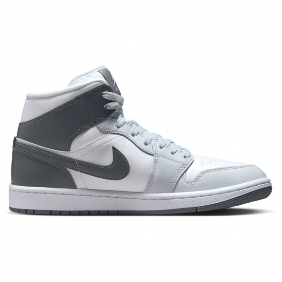 Jordan 1 Mid White Smoke Grey (Women's) - BQ6472-113