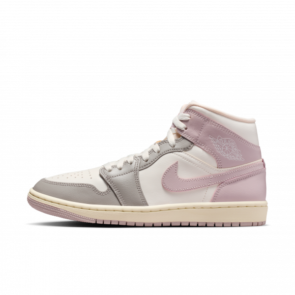Air Jordan 1 Mid-sko til kvinder - hvid - BQ6472-122
