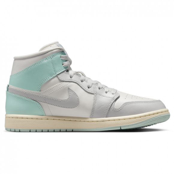 Jordan 1 Mid Women Shoes - Brown - Size: 3 - Polyester - Foot Locker - BQ6472-134