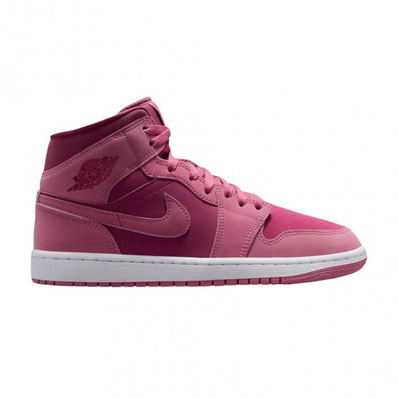 Wmns Air Jordan 1 Mid 'Desert Berry White Sweet Beet' | Pink | Women's Size 7.5 - BQ6472-603