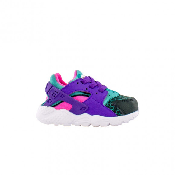 Nike Huarache Run Now TD 'Outdoor Green Hyper Grape' | Purple | Infant Size 10 - BQ7098-300