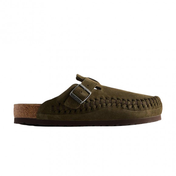 Kith x Birkenstock Boston Braided 'Thyme' | Brown | Men's Size 10 - BR1032180