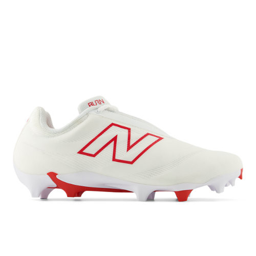 New Balance Unisex BurnX4 - White/Red - BURNLRD4