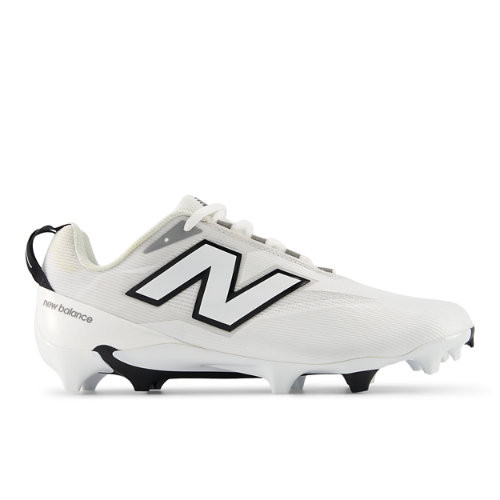 New Balance Unisex BurnX5 Lacrosse Shoes - White/Grey - BURNLWT5