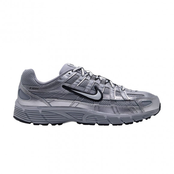Nike Wmns P-6000 'Wolf Grey Metallic Silver Off Noir Off White' | Women's Size 6 - BV1021-022