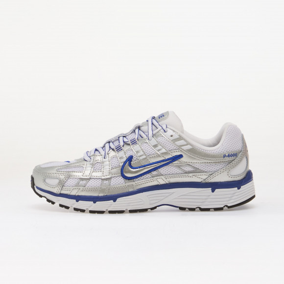 Sneakers Nike P-6000 White/ Metallic Silver-Old Royal-Black - BV1021-111