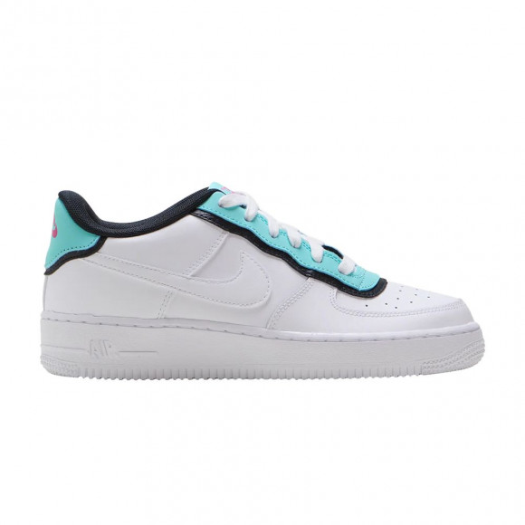 Nike Force 1 Low LV8 PS 'Double Layer - White Aqua' | Kid's Size 6 - BV1085-100