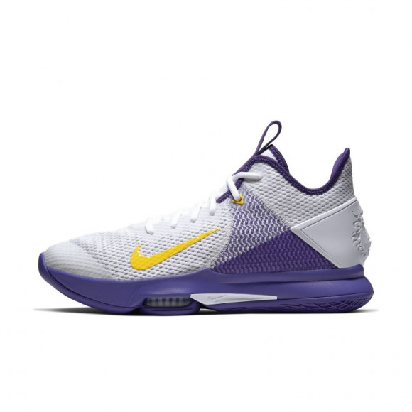 Nike LeBron Witness 4 White/Voltage Purple - BV7427-100
