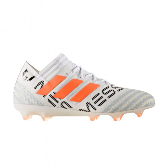 Adidas Nemeziz Messi 17.1 FG 'White Solar Orange' | Men's Size 6.5 - BY2405