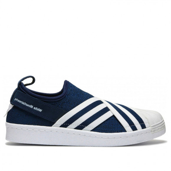 Adidas White Mountaineering x Superstar Slip On PK 'Collegiate Navy' Conavy/Ftwwht/Ftwwht Sneakers/Shoes BY2879 - BY2879