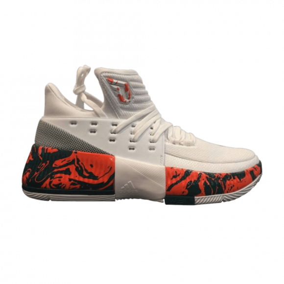 adidas SM D Lillard 3.0 March Madness 'Miami Hurricanes' - BY3335