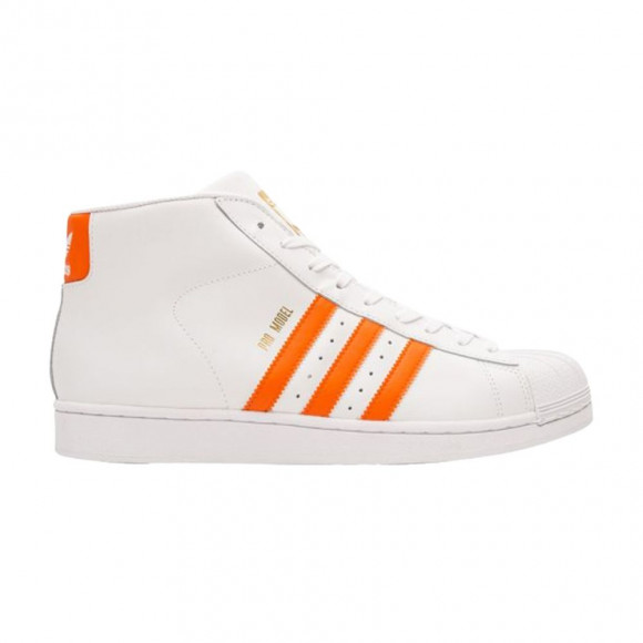 Adidas Pro Model 'White Orange' | Men's Size 8.5 - BY3729