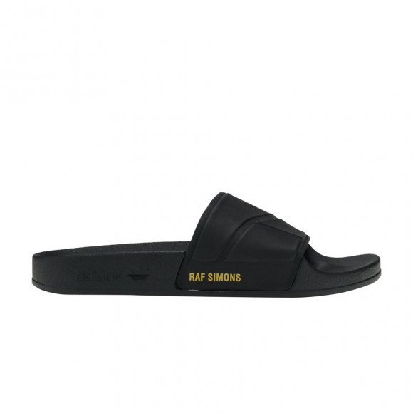 Raf Simons x adidas Adilette Slide 'Bunny Black' | Men's Size 4 - BY9813