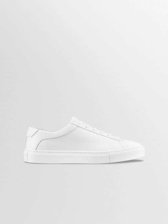 Koio | Capri In Triple White Wide Fit Men's Sneaker - CATEM070