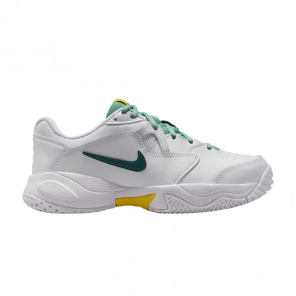 Nike Court Jr. Lite 2 GS 'White Healing Jade Speed Yellow' | Kid's Size 3.5 - CD0440-103