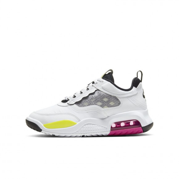 Jordan Girls Jordan Max 200 - Girls' Grade School Shoes White/Black/Pink Size 07.0 - CD5161-102