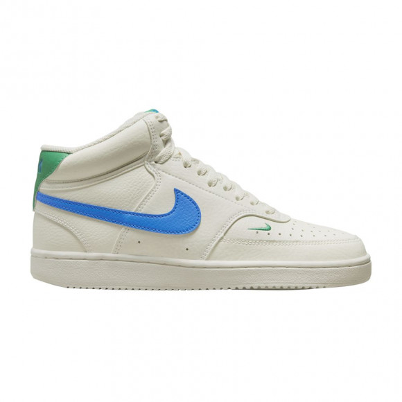 Nike Wmns Court Vision Mid 'Sail Photo Blue' | Cream | Women's Size 10 - CD5436-105
