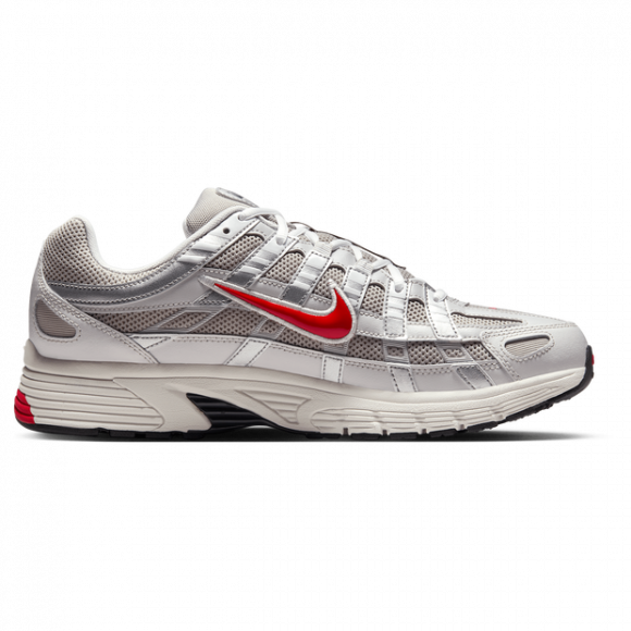 Nike Men's P-6000 Sneaker in Grey/Red/White - CD6404-027